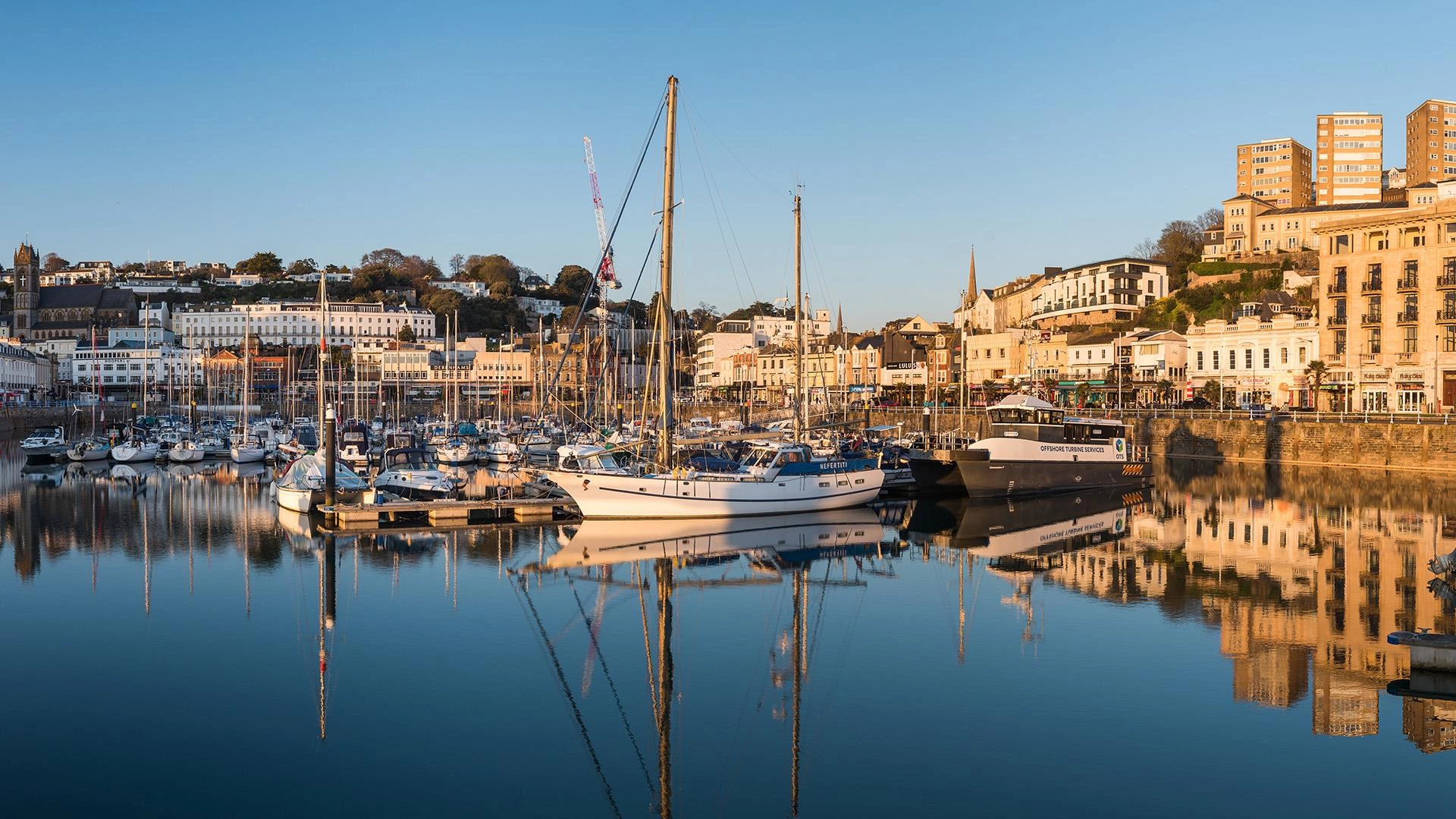 Torbay coastline and harbour