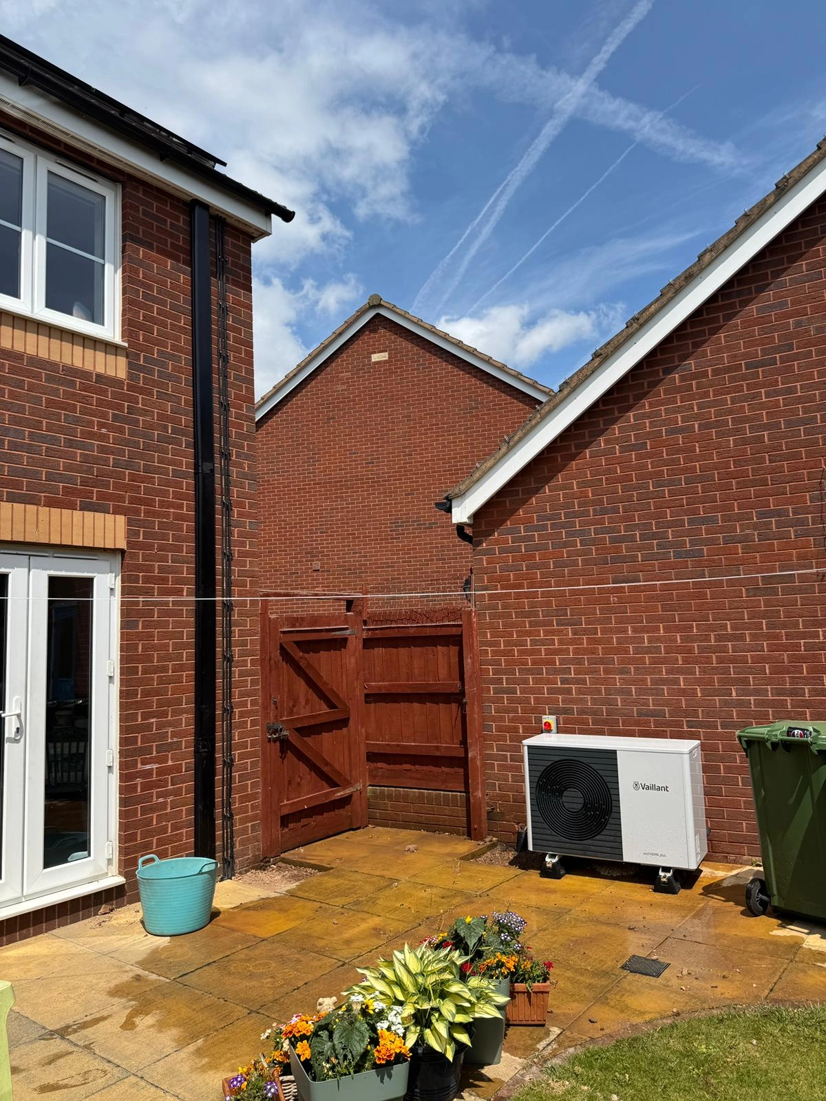 Air source heat pump installation project 2