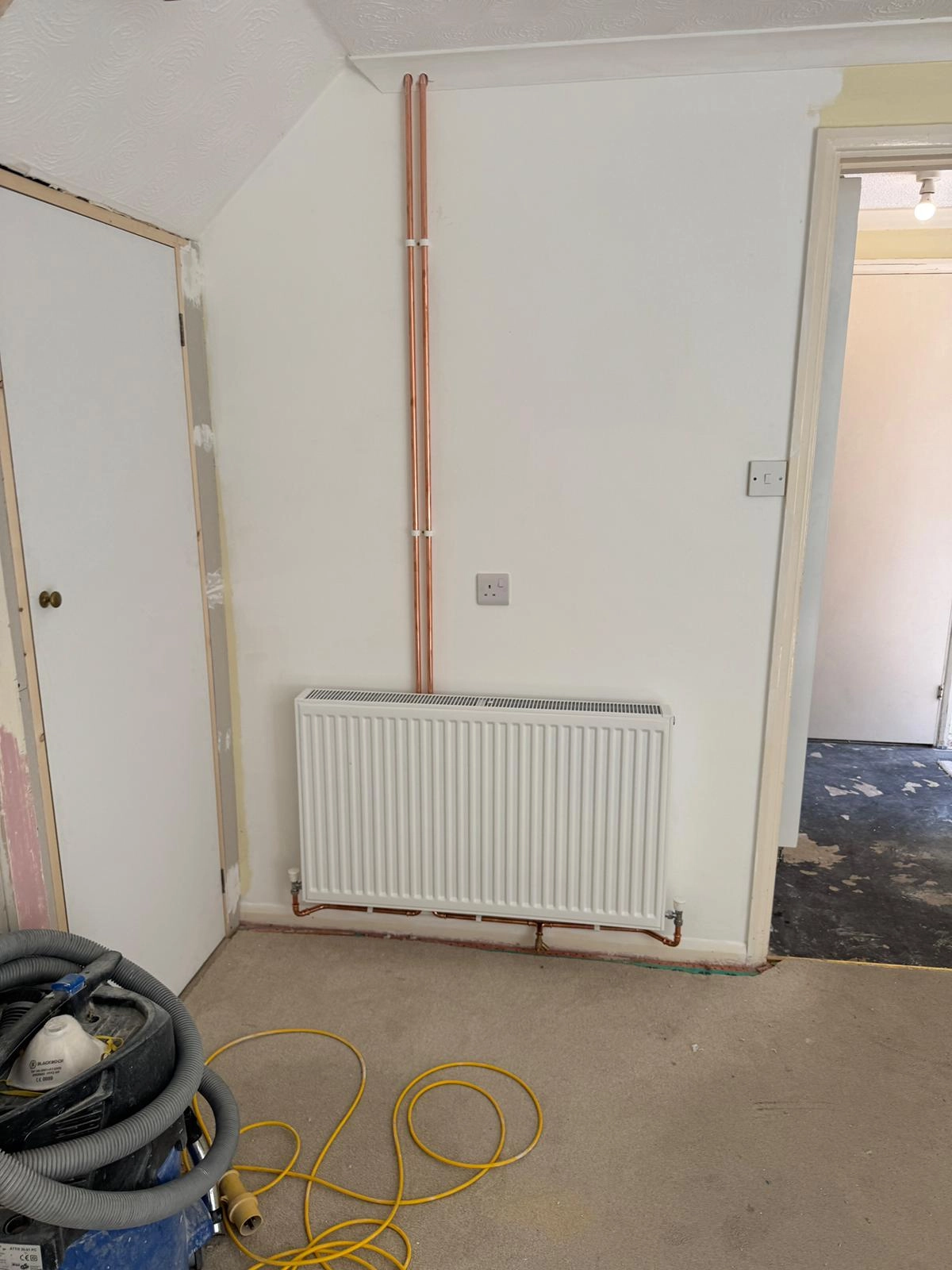 Radiator installation project