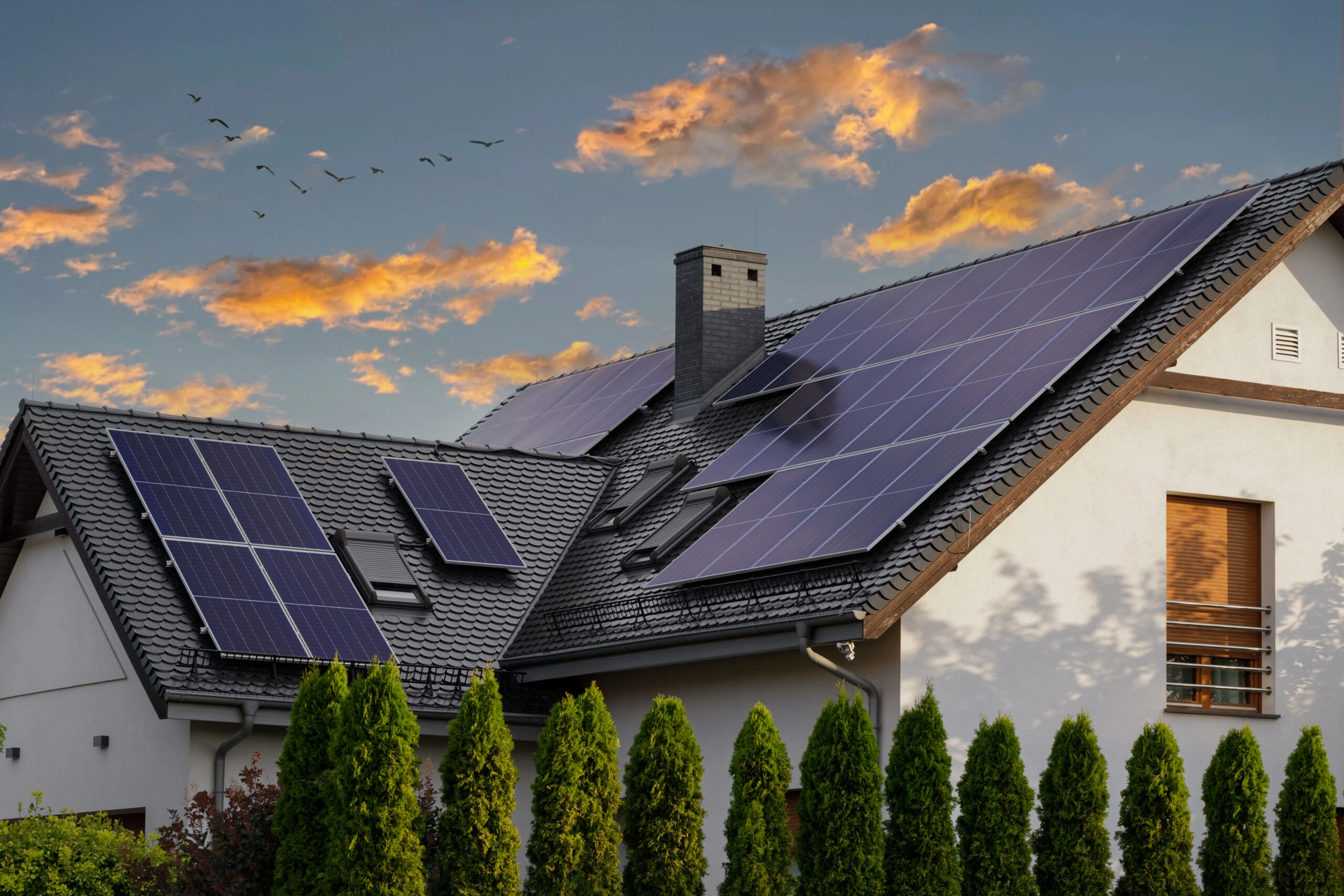 Solar panels installation